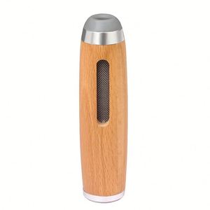 Custom Novelty Mini Car Ashtray Walnut Portable Handheld Does Not Drop Ash <b>Tray</b> Cigarette Personal Smoke Free Car Ashtray - Product Image 3