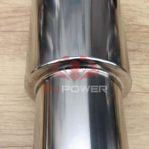 Tubo de Escape Personalizado para Automóvil, Silenciador Universal de Titanio, Entrada de 3 Pulgadas, Salida de 4.5/4.75 Pulgadas - Product Image 2