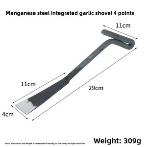 <span class=keywords><strong>Pelle</strong></span> de jardinage intégrée en acier au manganèse pour la plantation de fleurs, la culture de légumes, le désherbage et le creusement de trous dans le sol en extérieur - Product Image 6