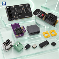 Composants de connecteurs pour carte adaptatrice de programmation de socket de test IC, module de téléchargement et de débogage, pour matériaux électroniques axés sur la R&D et les tests