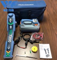 Localizador de Tuberías y Cables Radiodetection RD7200, Localizador de Fallas en Cables Subterráneos, TX-10 + a-frame, Probador de Fallas en Cables de Fibra Óptica