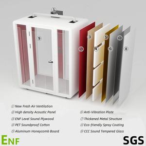 Élimination <span class=keywords><strong>de</strong></span> l'espace efficace et personnalisable Studio d'enregistrement mobile Home Office Silent Proof Room - Product Image 5