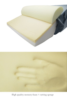 Ensemble de 3 coussins orthopédiques en forme de coin pour après une chirurgie, coussin en forme de coin réglable pour le reflux acide et le soulagement des douleurs dorsales