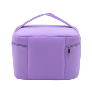Reise zubehör Neue große Kapazität Lila Frauen Lady Wasserdichte Neopren Reise Kosmetik beutel Organizer Make-up-Tasche - Product Image 4