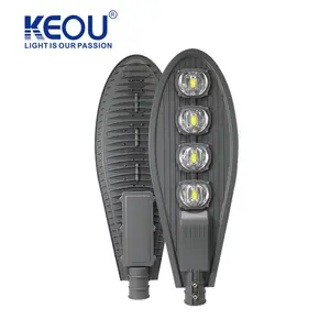 KEOU market circulation IP66 waterproof aluminum glass lampshade 200W led light for street