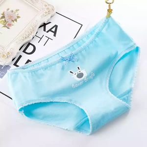 Donne di tutti i giorni sotto indossare biancheria intima da donna in cotone senza cuciture con graziosa stampa a metà vita traspirante per ragazza - Product Image 5