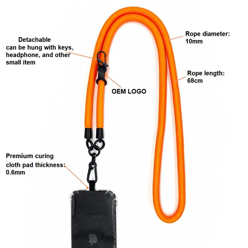 Cordino Portacellulare Universale Con 2 Adesivi - Tracolla Regolabile In Nylon Per Smartphone | Libera Le Mani - Foto 4