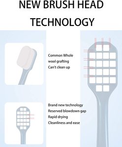 <span class=keywords><strong>Brosse</strong></span> à dents nano 10000 soie dentaire personnalisée <span class=keywords><strong>ultra</strong></span> fine et super douce - Product Image 2
