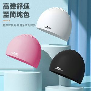 Bonnets de bain en silicone en gros pour adultes et enfants, imperméables, non compressifs, adaptés aux hommes et aux femmes. - Product Image 1