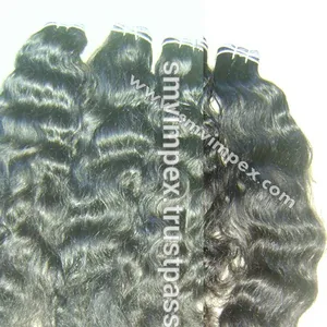 India deep wave supplier full cuticle intact cheap remy curl wavy 100% human hair extensions,whole factory price