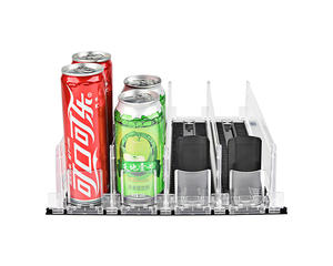 Система автоматической подачи и выкладки банок в холодильник: пружинный механизм для напитков, органайзер для холодильника - Product Image 1