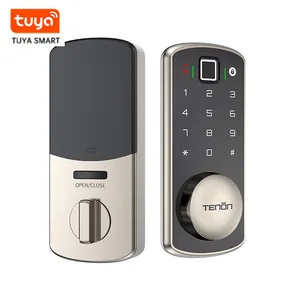 TUYA app Smart Lock with Handles Digital Key Pad Single Latch Lock for Home smart home