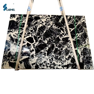 Losa de Mármol Negro Grand Antique para Muebles de Baño y Pisos en el Hogar, Losa de Mármol de Piedra Natural - Product Image 1