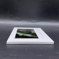 Brochure de carte vidéo vierge tactile de haute qualité sans couverture personnalisée