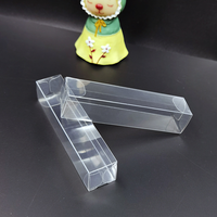 Boîte cadeau en acétate transparente, emballage en PET, boîte en vinyle transparent, emballage en PVC, boîtes en plastique