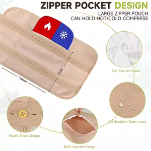 Aceite esencial ajustable reutilizable, cuidado de la cintura, masaje corporal, envoltura de aceite de ricino, compresa alrededor del estómago - Product Image 4