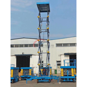 Plateforme élévatrice à ciseaux électrique mobile, plateforme élévatrice verticale à ciseaux, hauteur 4m-18m, capacité 500kg, plateforme élévatrice pour personnel - Product Image 5
