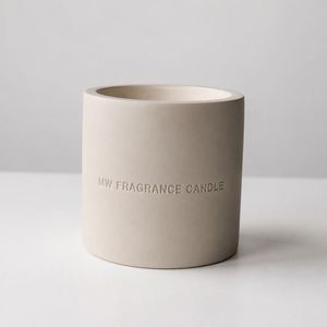 Vela Aromática de Cera de Soya Hecha a Mano MW en Cilindro de Cerámica - Fragancia Minimalista para Decoración del Hogar, Día de la Madre, Navidad - Product Image 1