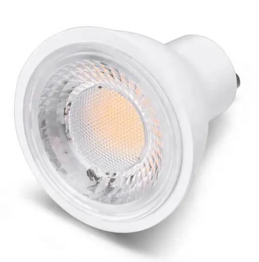 โคมไฟ GU10 LED หรี่แสงได้และไม่หรี่แสงได้ประสิทธิภาพสูงหลอดไฟ GU10แบบ COB และ SMD AC85-265V