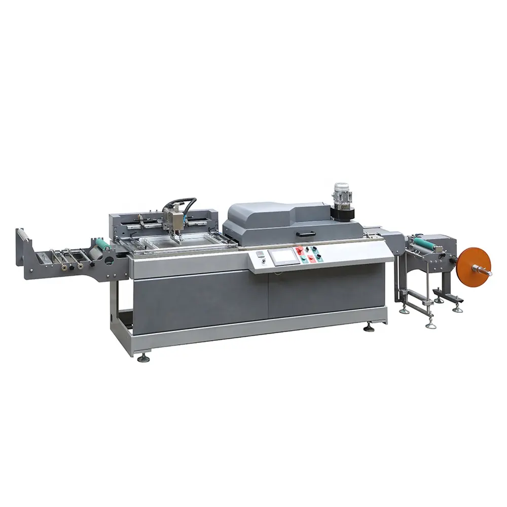 JDZ--2001 Máquina de impressão de etiquetas de algodão elástica para impressão de marcas comerciais em tela de seda de uma cor totalmente automática