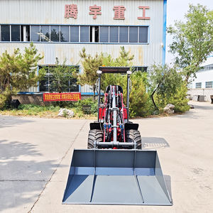 Mini-chargeuse compacte 4x4 multifonctionnelle articulée, capacité de charge de 500 kg, chargeuse frontale de <span class=keywords><strong>jardin</strong></span> - Product Image 5