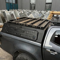 Hardtop de 5, 5.5, 6, 6.5, 8 pieds en aluminium pour pick-up, couvre-caisse de camping, compatible Ford F-150, Toyota Tacoma, Hilux, tout-terrain