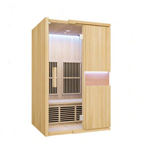Gabinete de sauna infrarrojo interior personalizado del fabricante Opciones de varios tamaños individuales de madera maciza SALA DE <span class=keywords><strong>SUNAN</strong></span> DE MADERA - Product Image 4