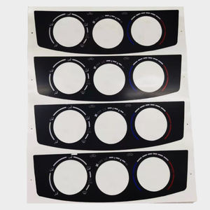 Panneau acrylique en PET translucide noir avec adhésif - Product Image 6