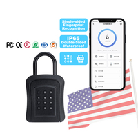 KROVI GH01 Cadenas électronique mural en aluminium Bluetooth pour la maison, boîte de rangement de clés intelligente TUYA