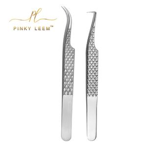 Pince à épiler pour sourcils Pinky leem, extension de cils, pince à épiler à 90 degrés, pince à épiler à pointe en fibre pour extension de cils - Product Image 6