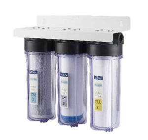 Filtre à eau manuel sous l'évier à 3 étages pour la maison avec matériau plastique Triplet Stage Design - Product Image 2