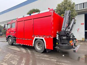 Nouveau camion de secours diesel multifonctionnel |   <span class=keywords><strong>Véhicule</strong></span> de lutte contre l'incendie avec grue à bras articulé 4x2 et éclairage intégré - Product Image 6