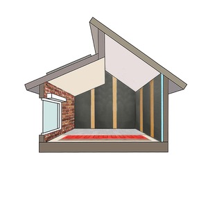 Panneau de retenue thermique pour sol chaud, panneau de support de carrelage d'intérieur en mousse, tapisserie - Product Image 2
