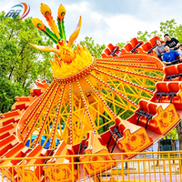 Manèges de fête foraine pour l'extérieur, attractions familiales, manège rotatif, manège à sensations fortes, manège Crazy Flying, manège Ballerina, manège Flaming Phenix à vendre