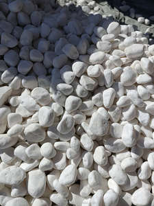Direct Factory Sale Snow White <strong>Pebble</strong> Stone for Garden &amp; Villa Landscaping <strong>Small</strong> White Grave <strong>Pebbles</strong> From Nanjing - Product Image 5