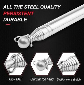 Mástil Telescópico de Acero Inoxidable de 1.2m para Guías Turísticos y Profesores - Duradero y Portátil - Product Image 3