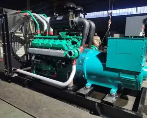Dengan cummins perkins mesin volvo tipe terbuka 100kw 200kw 300kw 500kw set generator diesel