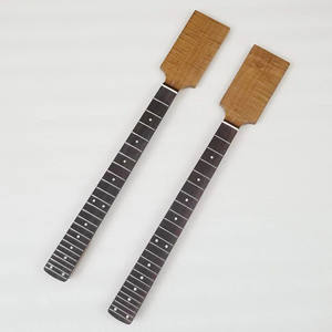 24 Frettes <span class=keywords><strong>Paddle</strong></span> Neck Roasted Flame Maple Palissandre Fingerboard 25.5 "Scale Length Paddles Headstock - Product Image 2