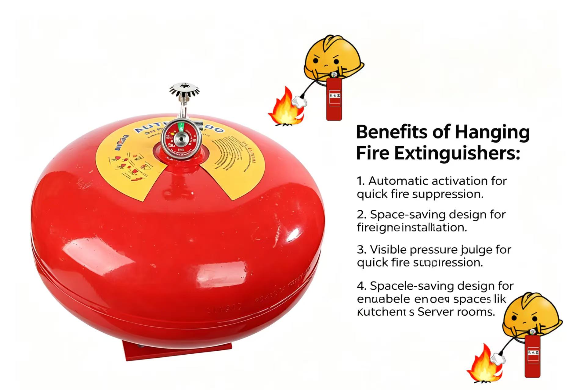 Ceiling Mounted Fire Extinguisher