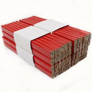 Crayon de charpentier de forme carrée personnalisé, 24 cm, en bois de tilleul, crayons plats HB pour charpentier, crayon de construction - Product Image 2