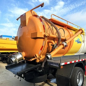 New Dongfeng Suction Sewerage Septic Tank 4X2 6CBM Sewer Cleaning Vacuum Sewage Suction Truck for Sale - Product Image 4