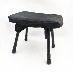 <strong>Lightweight</strong> Aluminum Alloy Telescopic <strong>Stool</strong> Cross-Border Outdoor Tactical Folding Table <strong>Stool</strong> for Camping Living Room - Product Image 1