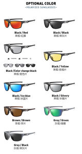 Aoron 3098 Lunettes de soleil pour sports de plein air, protection UV, vision nocturne, verres jaunes photochromiques, lunettes polarisées pour cyclisme - Product Image 6