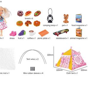 <strong>Plastic</strong> Pretend Baby <strong>Doll</strong> Beautiful Fashionable Simulation Diy <strong>Small</strong> <strong>Doll</strong> House Camp Tent - Product Image 4