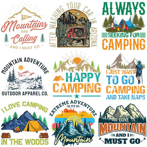 Patchs thermocollants lavables pour le camping en plein air, rouleau et feuille, <span class=keywords><strong>transfert</strong></span> <span class=keywords><strong>personnalisé</strong></span> à repasser pour l'impression avec du matériau PVC/PET pour les vêtements - Product Image 2