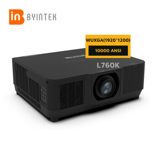 Byintek 100000:1 tương phản ném dài chiếu tia Laser chùm l760k 10000 ANSI Lumens chiếu 3LCD Laser máy chiếu chuyên nghiệp - Product Image 1