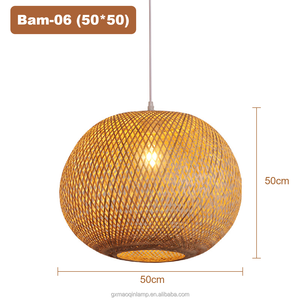 Lámpara <span class=keywords><strong>LED</strong></span> colgante de isla de <span class=keywords><strong>cocina</strong></span> Lámpara de bambú para interiores con pantallas y cubiertas Lustre Suspendu Cuisine - Product Image 4