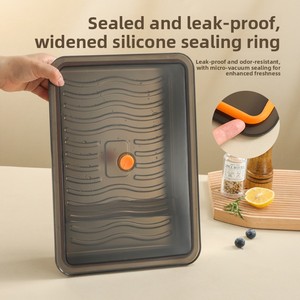 Contenitore Impilabile per Ravioli, Vassoio in Acciaio Inox di Grande Capacità con Coperchio per Conservazione Alimenti e Contenitore per Dolci - Product Image 3