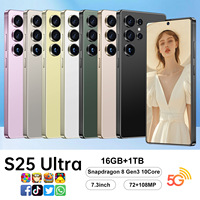 Téléphone portable d'origine de haute qualité pour smartphone S25 Ultra, 16 Go + 1 To, écran 7,3 pouces, téléphone mobile 5G Android S25 Ultra