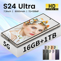 Smartphone Original S24 Ultra 5G, Prise en Charge Multilingue, Camon Débloqué, Version Globale S24 Ultra, Téléphone Portable
